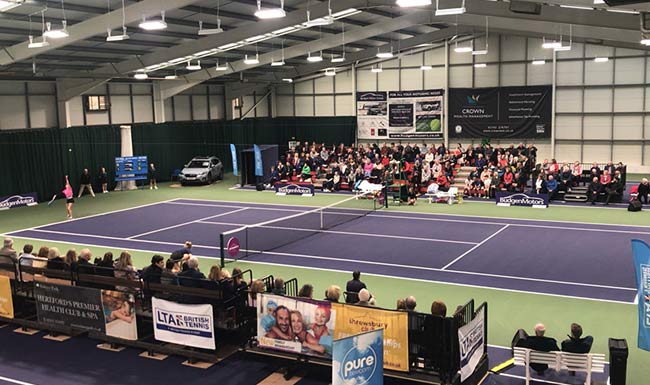 International tennis events at the Shrewsbury Club
