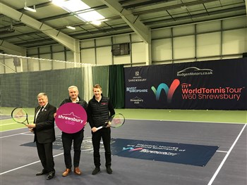 Fletcher Homes are moving in as a sponsor of the W60 Shrewsbury World Tennis Tour ev...