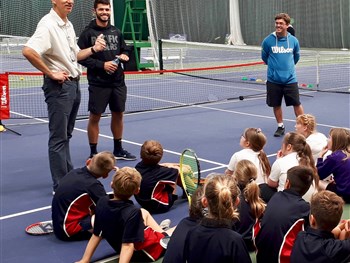 Budgen Motors tennis day for local schools proves a hit with youngsters at The Shrew...