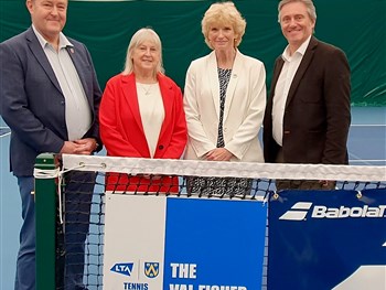 LTA president Sandi Procter officially opens Cathie Sabin Community Tennis Centre